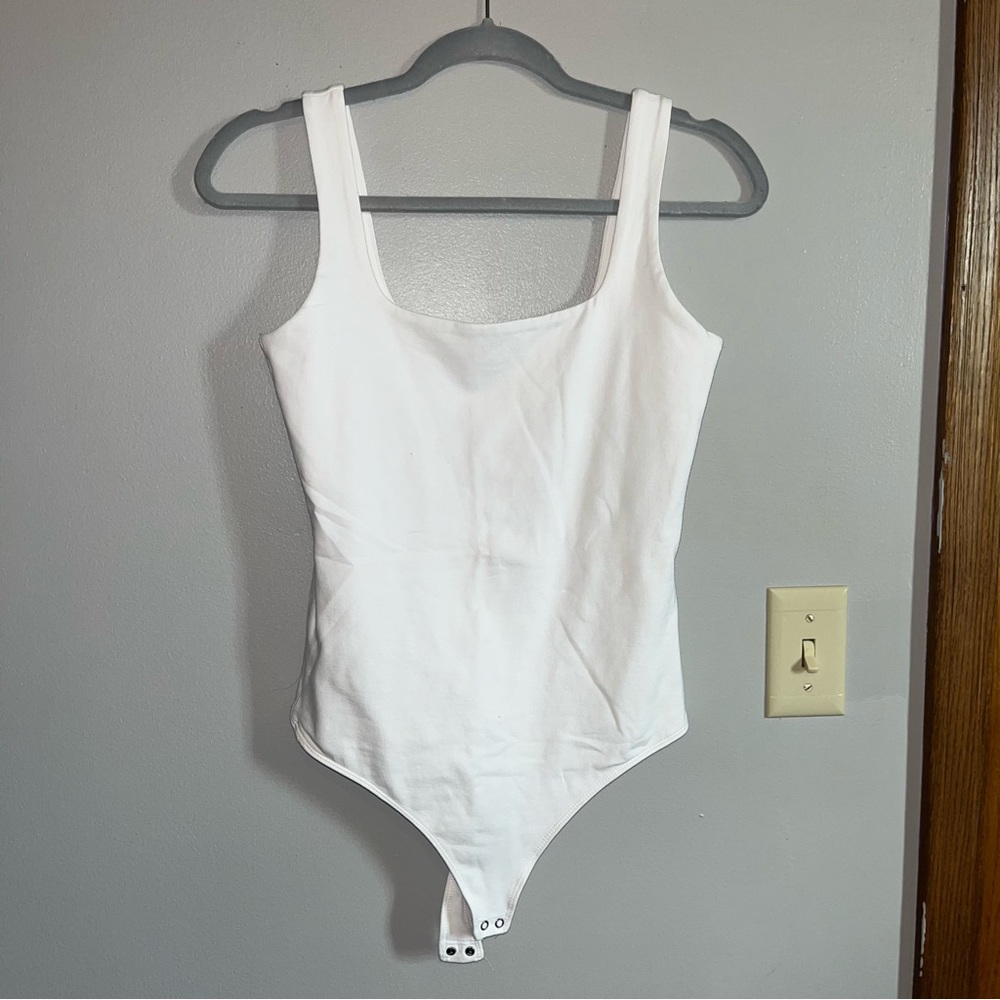 NWT A&F White Bodysuit
